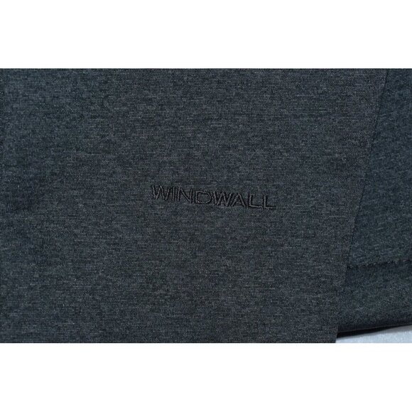 The North Face Windwall Men's Jacket Size M Soft Shell Fleece Gray Co Embroidery - Picture 8 of 16